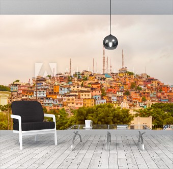 Picture of Santa Ana hill in Guayaquil Ecuador